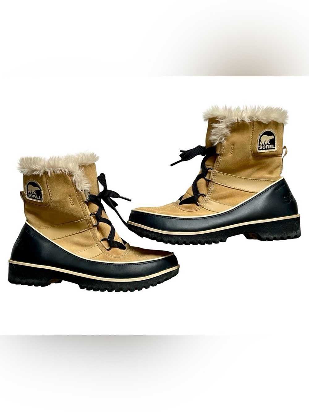 Sorel Tivoli II Waterproof Faux Fur Snow Boots Women’s Size 8